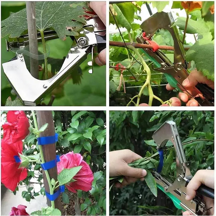 Binding Machine | Single-Hand Use | Soft Plant Securing | GardenGrip