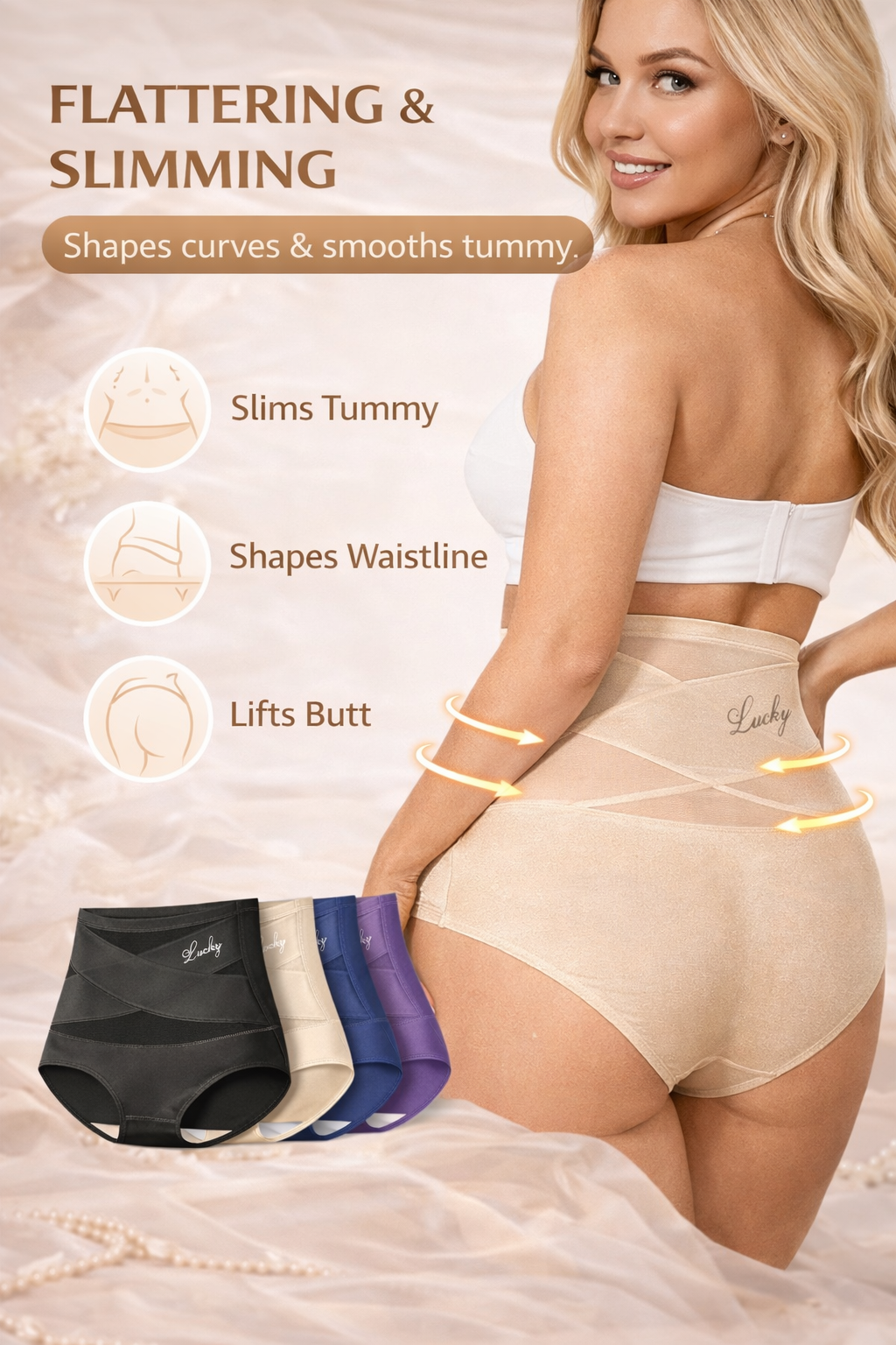 SilhouetteSerene™ — Slip On Confidence with Effortless, All-Day Sculpting and Breathable Comfort