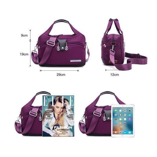 SentriGuard™ Crossbody Bag — Walk Boldly Anywhere with Unbreakable Security and Seamless Organization
