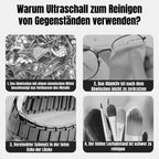 Ultrasonic Cleaner | 360° Thorough Cleaning | For Jewelry & Glasses | Portable | SonicPure