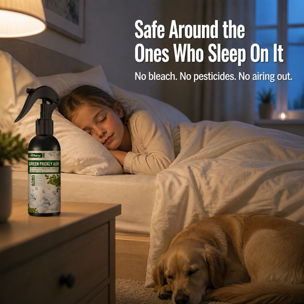 SereniMist™ — Experience Instant, All-Natural Relief from Itchy Dust Mites and Wake Up Comfortably Clean