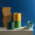 Flower Pot | Matte Finish | Includes Drainage Hole and Saucer | Nordic Pot