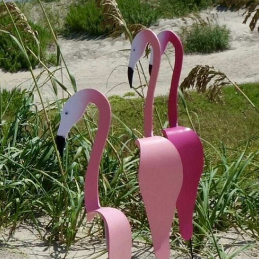 Garden Decor Flamingo Aluminum | Decoration & Wind Vane | Handmade | PinkDrift