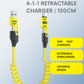 SurgeLine™ FlexCharge — Smash Cable Chaos with Lightning-Fast, Tangle-Free Power