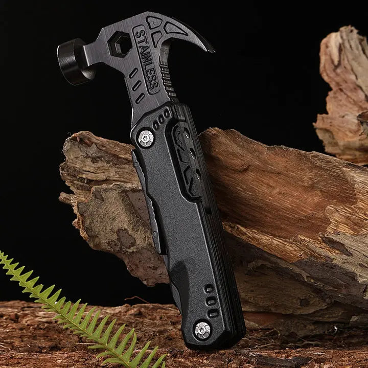 Multifunction Hammer 7-in-1 | Portable for Travel | Seven Features | FixForge