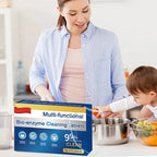 Organic Enzyme Cleaning Tablets | Lifts Stains, Dissolves Grease, Eliminates Odors | For Surfaces and Textiles | SensoClean