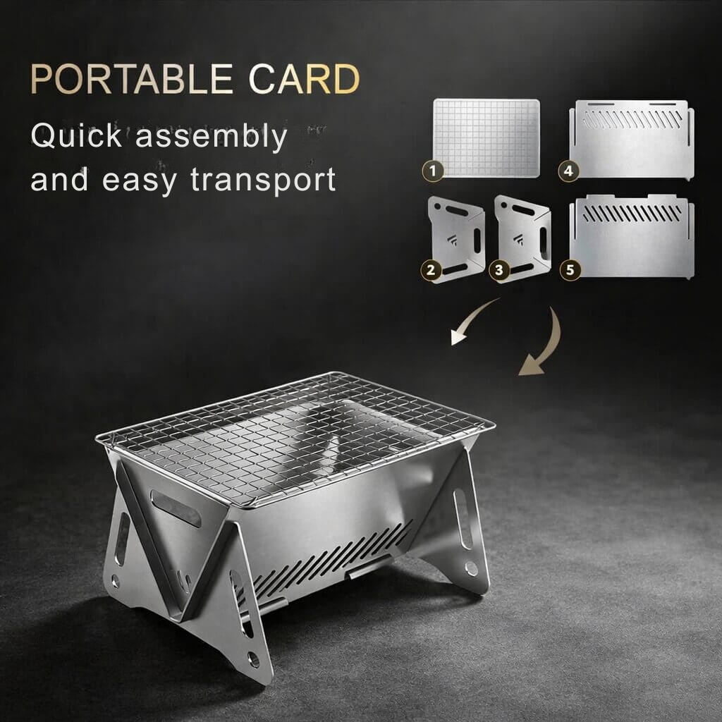 Charcoal Grill | Fast Setup | Sturdy Build | OutdoorFlamme