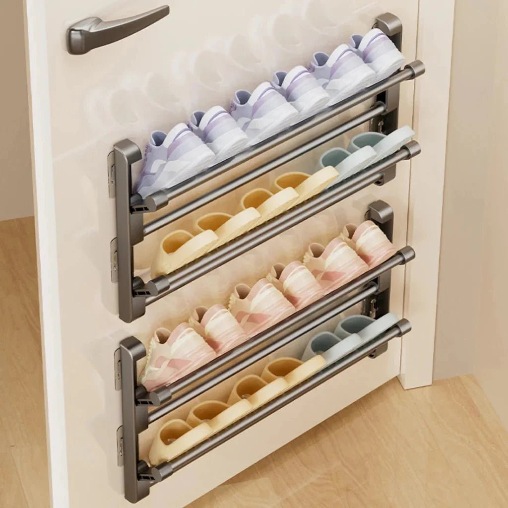 Wall-mounted Shoe Rack Plastic | Low-maintenance Material | Space-saving | ShoeLine
