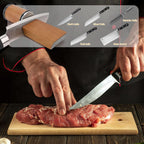 Knife Sharpener | Magnetic Angle Roller Grinder | Diamond & Ceramic | Stonemark