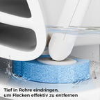 Disposable Toilet Brush | Antibacterial | Sanitary Sponge Heads | CleanClick