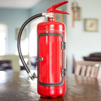 Bottle Holder in Fire Extinguisher Style | Decorative Drink Holder | Hidebar