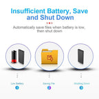 Dictation Device Voice Activation | 50 Hr Recording | Ultra-Compact | Voxlite