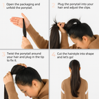LuxeFlo™ — Instantly Own Your Stunning, Full-Volume Ponytail with Effortless Confidence