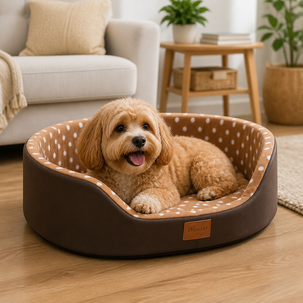 Dog Bed Mat for Small & Medium Dogs | Plush Breathable Cushion | Machine Washable & Durable