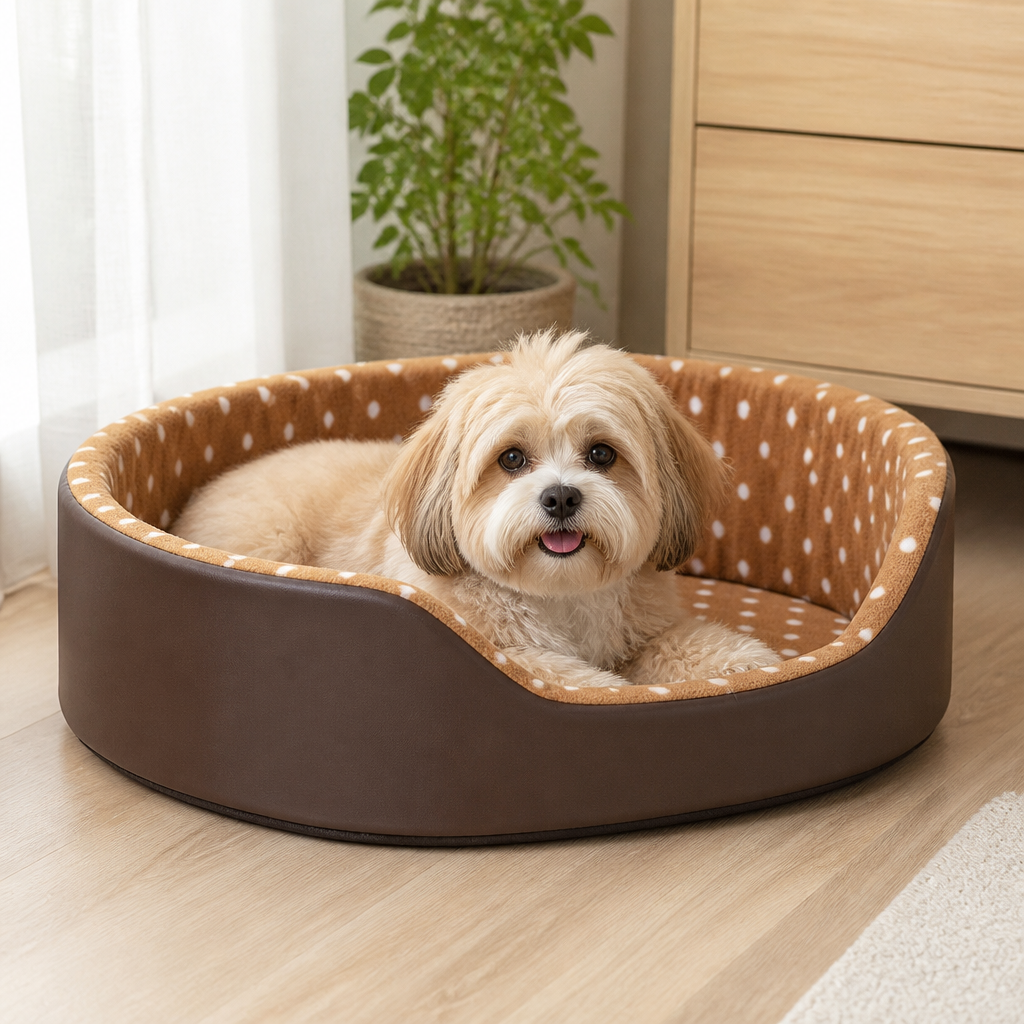 DogBedHouse Plush & Breathable Non-Slip Pet Mat (Removable Washable Cover)
