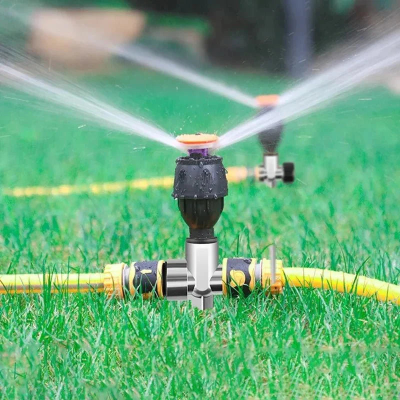 Automatic 360° Garden Watering | Fully Automated Lawn Sprinkler | Weather-Resistant | Spinflow
