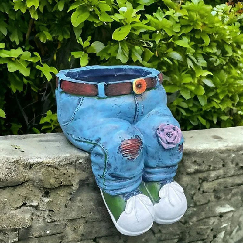 Creative Flower Pot | Denim Style | Weather-Resistant | Potpants