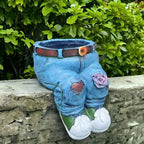 Creative Flower Pot | Denim Style | Weather-Resistant | Potpants