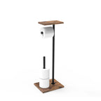 Freestanding Toilet Paper Holder | Phone and Accessory Shelf | Durable Stand | BathBridge