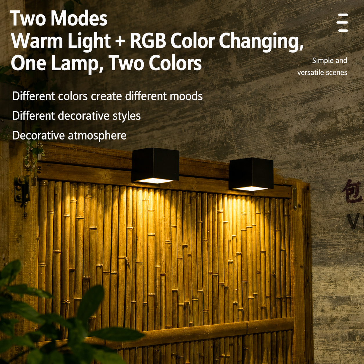 Wall lamp | Solar LED lamp | Weather-resistant wall light | Buenosaires