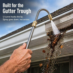 SkySweep™ — Power Through Gutters, Siding & Upper-Level Dirt Without Ladder Climbing