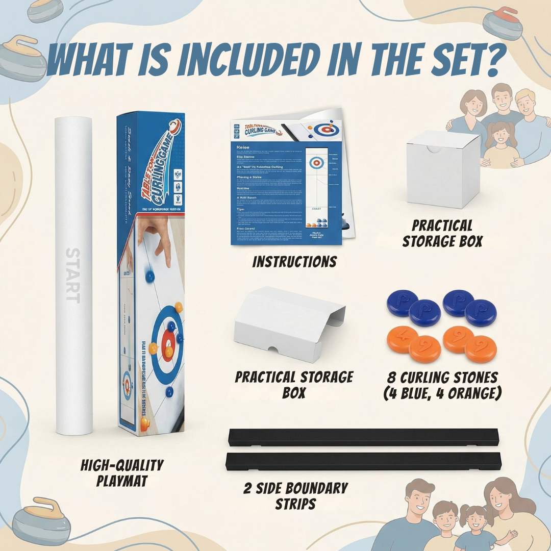 SlideMaster™ Mini Curling Set — Ignite Fierce Family Battles and Unforgettable Laughter in Minutes
