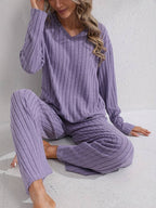 SereniSoft™ Ribbed Loungewear — Elevate Your Comfort, Command Your Confidence Every Day
