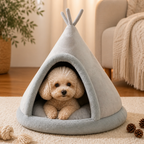 DogBedHouse Washable & Breathable Plush Pet Teepee (Multiple Sizes)