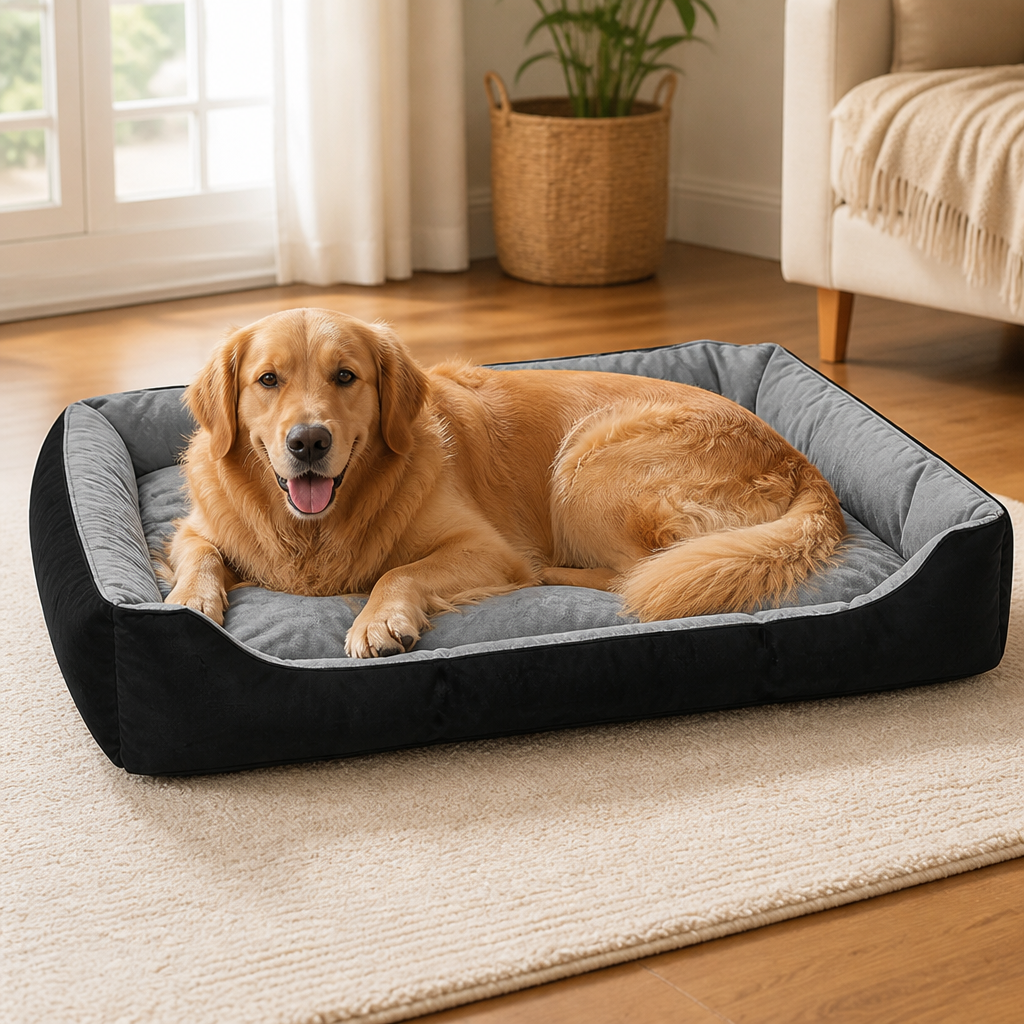 DogBedHouse Thickened Teddy Plush & Machine Washable Pet Mat