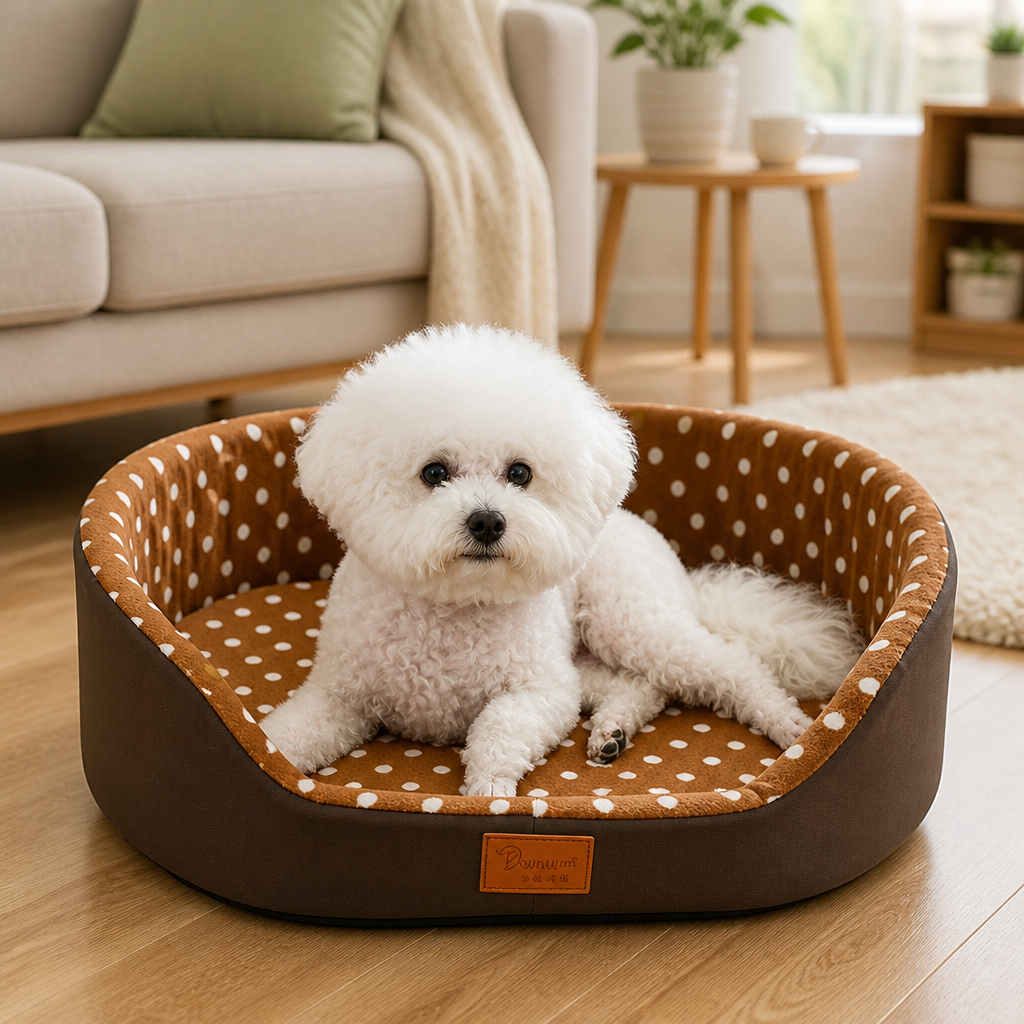 Dog Bed Mat for Small & Medium Dogs | Plush Breathable Cushion | Machine Washable & Durable