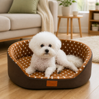 Dog Bed Mat for Small & Medium Dogs | Plush Breathable Cushion | Machine Washable & Durable