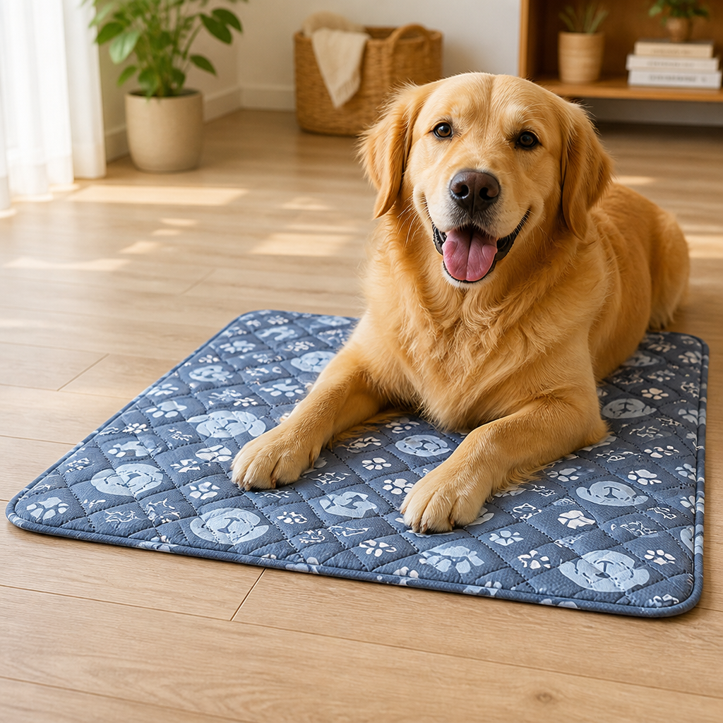 DogBedHouse Super-Absorbent Leak-Proof Non-Slip Training Pads (Washable, 2-Pack)