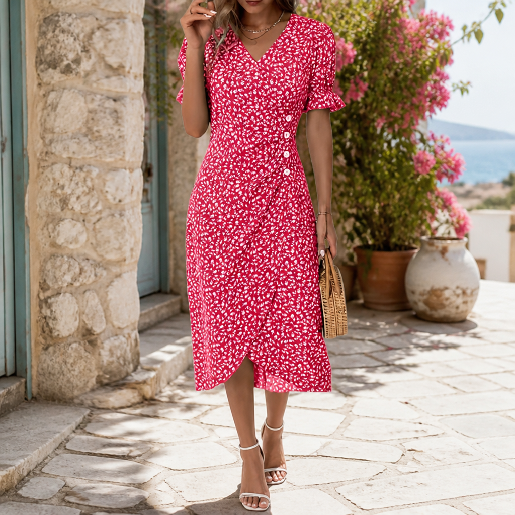 SeraphineAura™ Wrap Dress — Feel Stunning All Day with Breathable, Sculpting Comfort