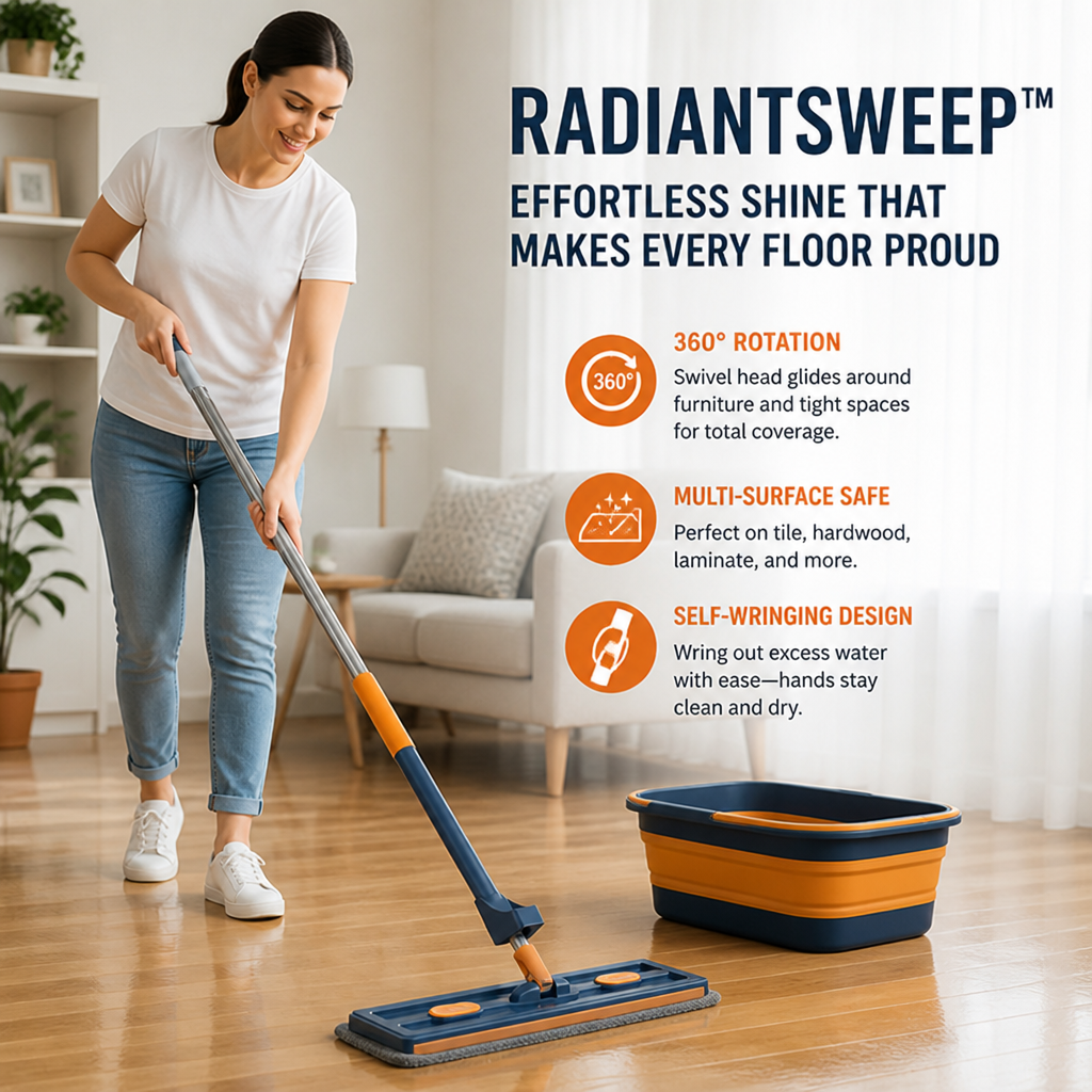 RadiantSweep™ — Effortless Shine That Makes Every Floor Proud