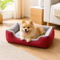 DogBedHouse Cozy Plush Fleece & Machine-Washable Dog Bed