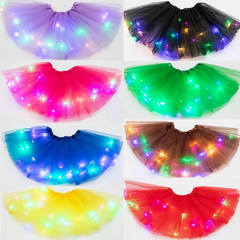 RadiantiaGlow™ LED Tutu Skirt — Ignite Pure Joy and Confidence with Every Dazzling Twirl