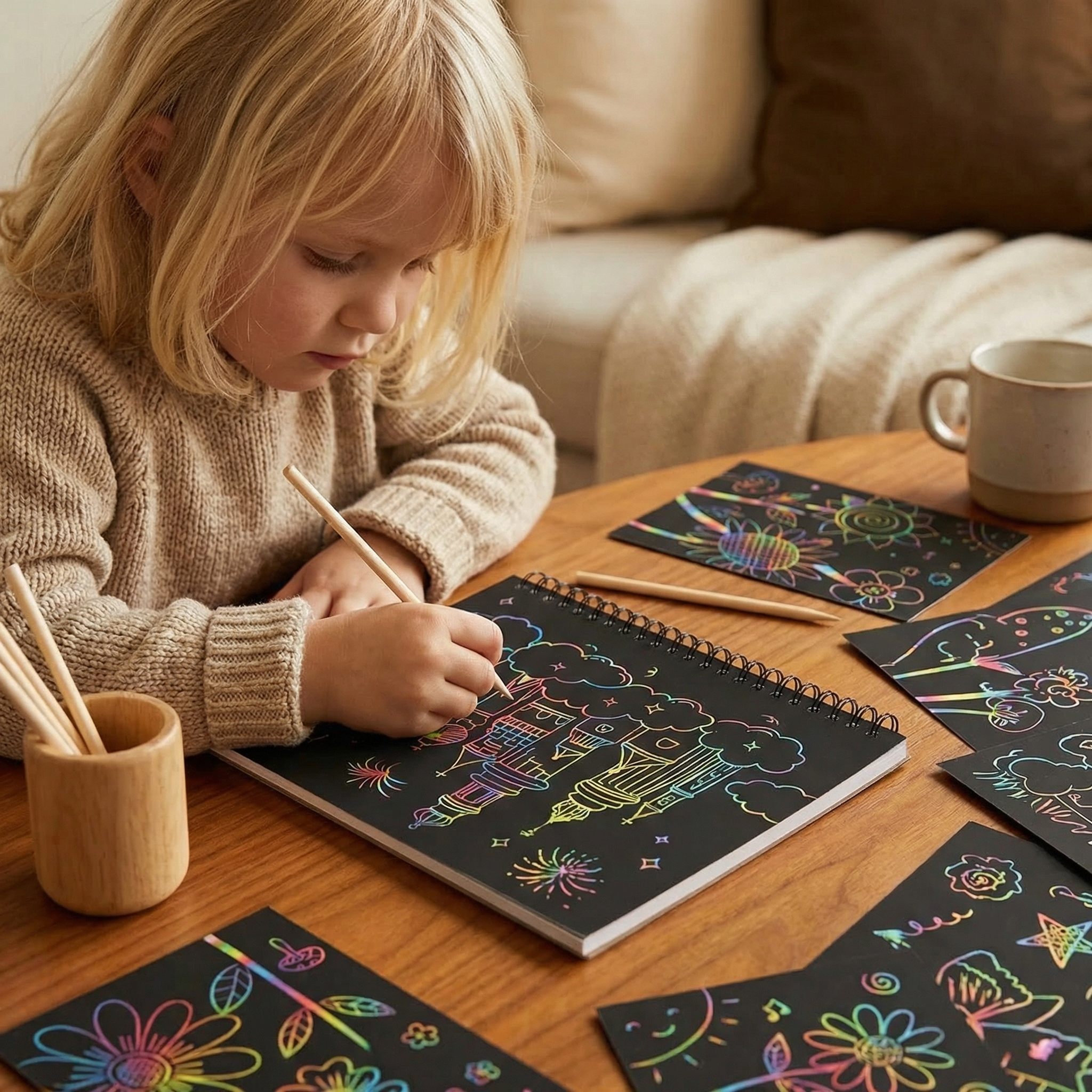 SpectrumScratch™ — Unlock Mess-Free Magic That Ignites Calm and Creative Joy