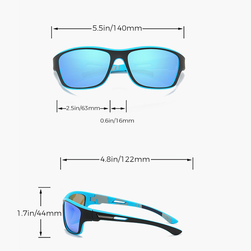 Polarized Sports Sunglasses | TAC Lens with 7 Layers | Photochromic | Clarvex