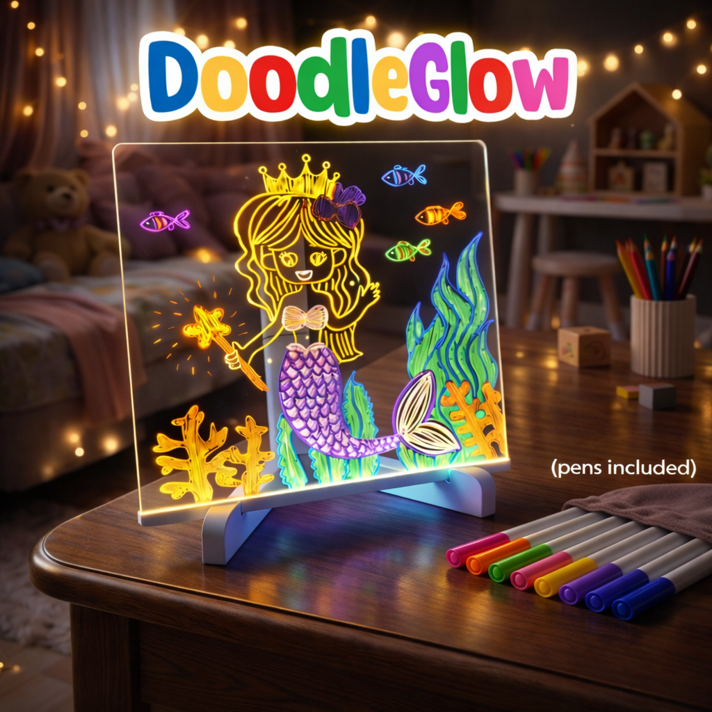 DoodleGlow™ — Light Up Endless Creativity and Watch Your Child Shine Bright
