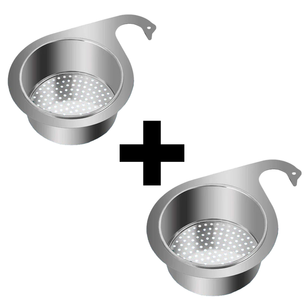 Stainless Steel Sink Strainer | Swan-Style Drain Filter | SinkStrainer