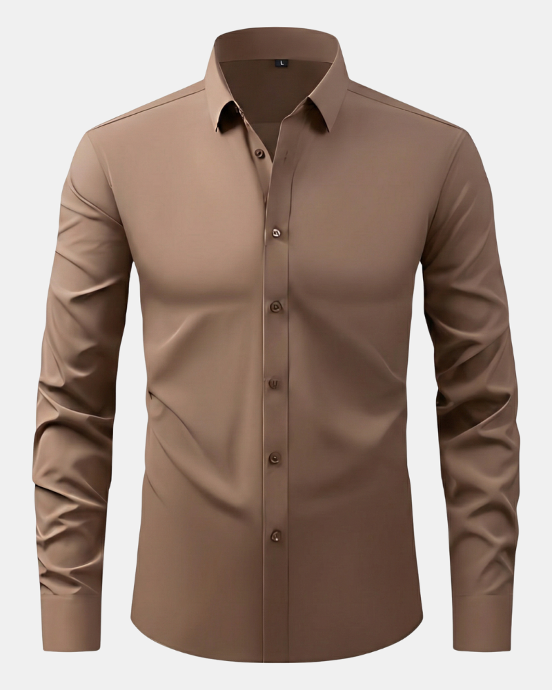 StratoFlex™ Shirt — Stay Unstoppable with Wrinkle-Free Power and All-Day Cool Confidence