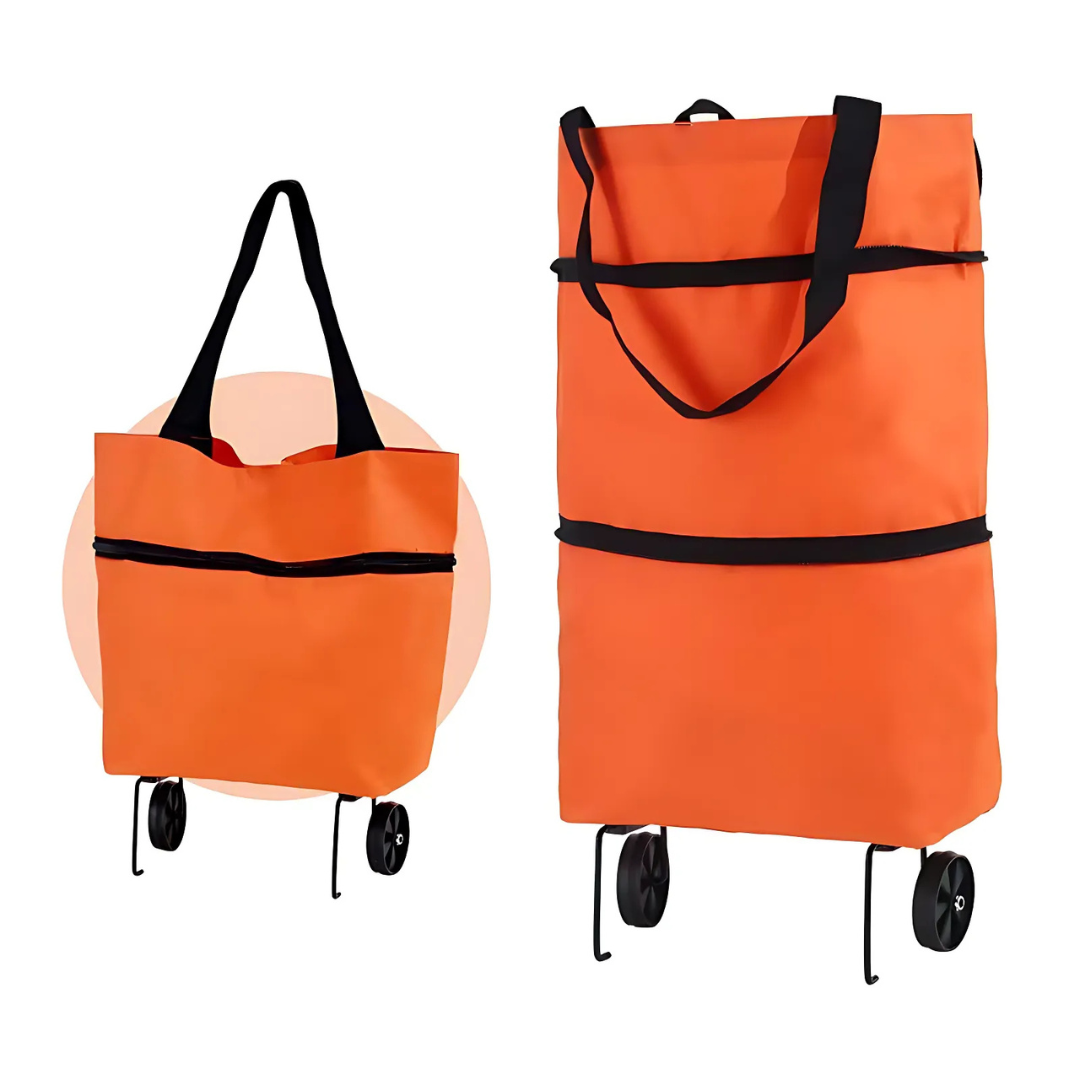 Shopping Trolley | Collapsible Rolling Bag | Lightweight Carrying | Icone