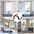 GripStay™ — Hang Stunning Curtains Fast Without Drills or Damage