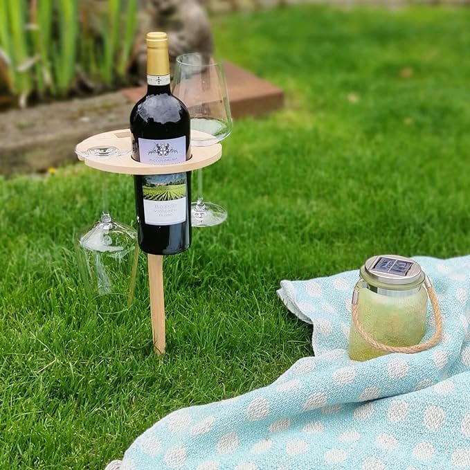 Foldable Picnic Table | Wooden Wine Rack | Portable & Foldable | PineFold