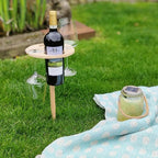 Foldable Picnic Table | Wooden Wine Rack | Portable & Foldable | PineFold