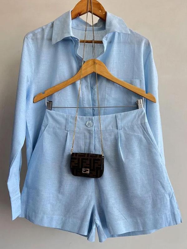 ZephyraFlow™ Linen Set — Breeze Through Summer in Effortless Cool Confidence
