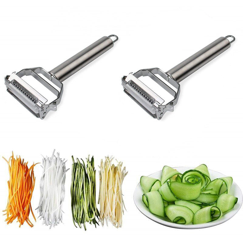 Vegetable Peeler | Dual Blades | Stainless Steel | Kitchen Blade