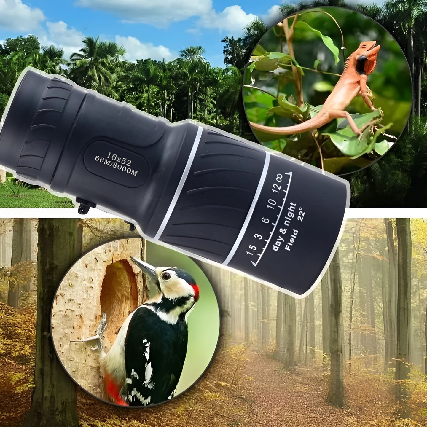 Monocular | Zoom Telescope | Weather-Resistant | PocketScope