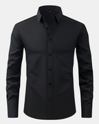 StratoFlex™ Shirt — Stay Unstoppable with Wrinkle-Free Power and All-Day Cool Confidence