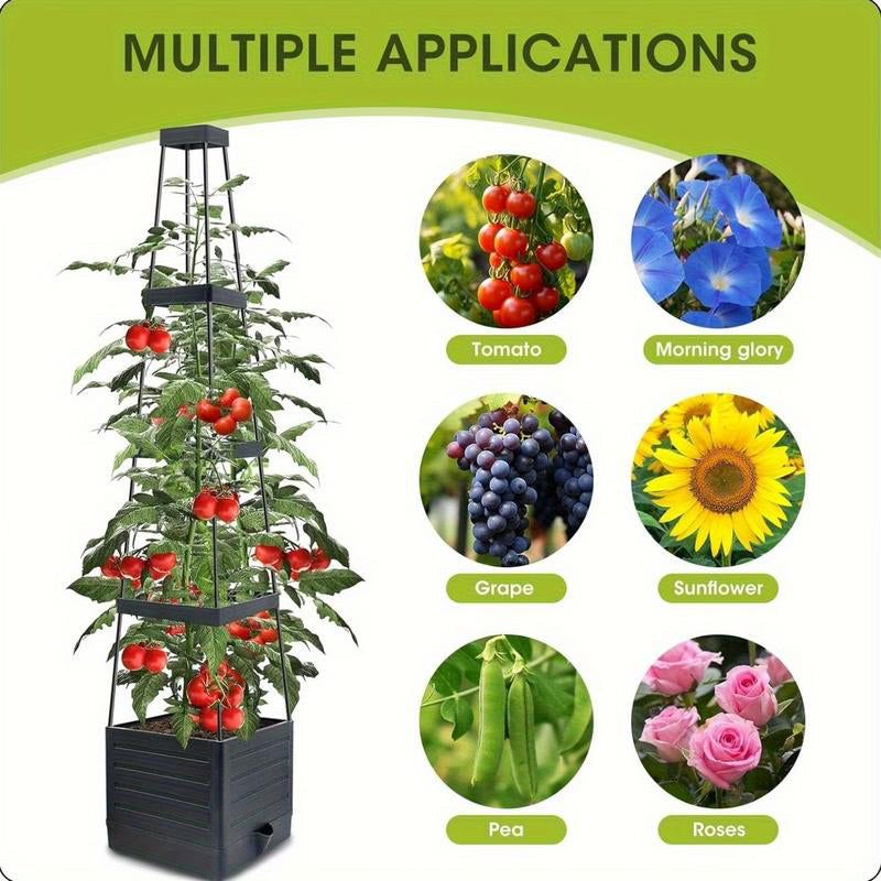 SkyVine™ Tower — Transform Tiny Spaces into Lush, Effortless Vertical Gardens